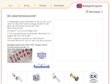 Tablet Screenshot of beslagsgruppen.se